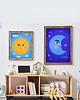 obrazy i plakaty do pokoju dziecięcego Plakat Księżyc - Luna 2