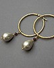 kolczyki pozłacane Kolczyki pozłacane Pearls /beige/ perły vol. 4 3