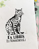 stemple Stempel Ex libris KOT PRĘGOWANY 1