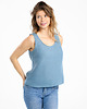 topy damskie Lniany top WILLOW dusty blue 2