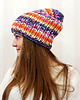 czapki damskie CHAPOOSIE Orange SunSet Beanie 3