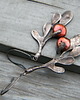 kolczyki wire wrapping brązowe krążki - kolczyki 2