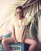 t-shirt damskie T-shirt BEACHIN' pastel yellow 2