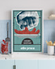 grafiki i ilustracje Plakat PRL do kuchni Albo jedzenie, albo praca 1