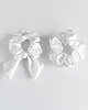 gumki do włosów Scrunchie WHITE SATIN 1