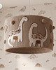lampy do pokoju dziecka Lampa sufitowa DINOZAURY  Abażur handmade do pokoju dziecka 5