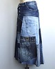 spódnice maxi Asymetryczna spódnica jeans r. 44 3