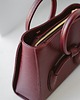 torebki do ręki BOW BAG - skórzana torebka - bordowa 8