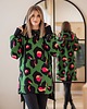 bluza z kapturem damska Bluza oversize Nina zielona pantera 2