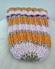 czapki damskie Wełniana czapka WOOLLY PINK & ORANGE 4