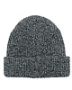 czapki damskie Czapka zimowa z bawełny organicznej czarno biały melanż 1