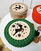 dekoracje świąteczne Kosz prezentowy świąteczny z motywem renifera " Reindeer Gift Basket" 7