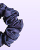 gumki do włosów Scrunchie MIDI granatowo-różowa 2