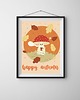 grafiki i ilustracje Plakat Mushroom 1