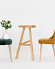 krzesła Wygodne klasyczne krzesło KIKO - zielone, buk naturalny 2