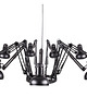lampy wiszące Lampa wisząca SPIDER czarna regulowana 65-215 cm 2