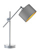 lampy stołowe Czarna lampka nocna do czytania w stylu glamour MALI GOLD 1