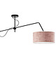 lampy wiszące Czarna lampa sufitowa na regulowanym ramieniu do kuchni RIO VELUR 3