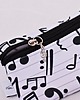etui na telefon Etui na telefon klucze saszetka do torebki nuty muzyka 2