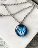 wisiory Blue Cat naszyjnik z niebieskim kotkiem 2