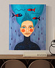 obrazy Blue Mind / obraz akrylowy na płótnie / 40x50 3