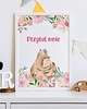 obrazy i plakaty do pokoju dziecięcego Plakat dziecięcy Miś Przytul Mnie 1