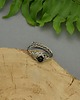 pierścionki - różne Pierścionek regulowany czarny onyks wire wrapping 3