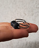 pierścionki srebrne Pierścionek BLACK amulet 1