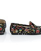 półbuty damskie SKÓRZANE MOKASYNY ZAPATO 001 CZARNE LIŚCIE 3