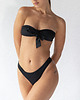 stroje kąpielowe i kostiumy kąpielowe damskie TROPIKO SWIMWEAR - CAPRI BANDEAU TOP czarny 3
