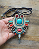 wisiory Navajo- etniczny wisior soutache 5