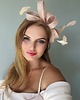 fascynatory Fascynator  LA  VIE pudrowy róż  /oraz  inne kolory 6