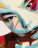 grafiki i ilustracje Kobieta, ilustracja, plakat, geometria 3