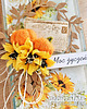 kartki scrapbooking Kartka urodzinowa z dyniami 2