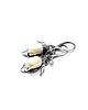 kolczyki wire wrapping Róże - cream rose vol. 7 - kolczyki 4