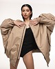 kurtki damskie Kurtka typu bomber oversize mocca 4