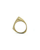 pierścionki - różne BLOW ring / satin brass 1