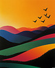 plakaty Plakat - Kraina zachodzącego słońca 1 1