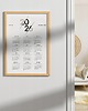 plakaty Plakat Zestaw 3 kalendarzy 2026, nowoczesne, minimalistyczne, stylowe, 3x30x4... 4