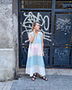 sukienki maxi damskie Sukienka Pastel Garden 6