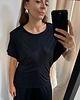 t-shirt damskie Bluzka Mindset mikromodal black 1
