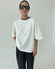t-shirt damskie T-Shirt Art ecru cacao pliska 4