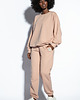 bluza bez kaptura damska Bluza damska crewneck F1809 BEŻOWA 3