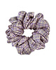 gumki do włosów Gumka jedwabna, scrunchie, wild lavender check MAXI 2