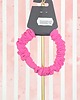 gumki do włosów S wąska gumka do włosów jedwab naturalny scrunchie róż różowa 2
