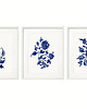 grafiki i ilustracje ZESTAW PLAKATÓW chinoiserie kwiaty 1