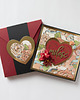 kartki scrapbooking Kartka ślubna w pudełku 1