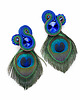 kolczyki soutache Peacock Eye-kolczyki soutache 1