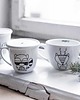 kubki uśmiechnięta czarne listki | kubek 3