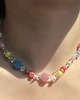 chokery Choker z koralikami i perłami i muszlą 3